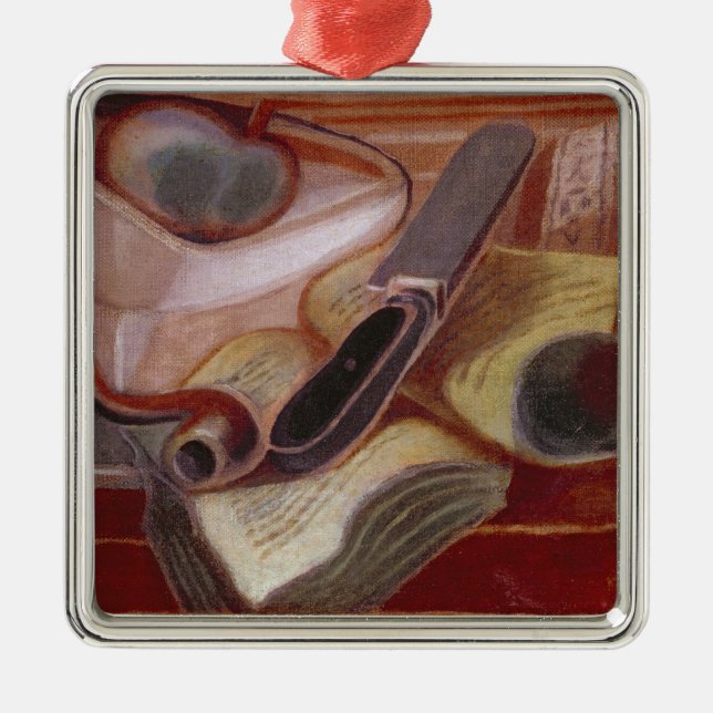 Das Buch, 1924 Silbernes Ornament (Vorne)