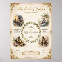 Das Buch der Richter Überblick Poster