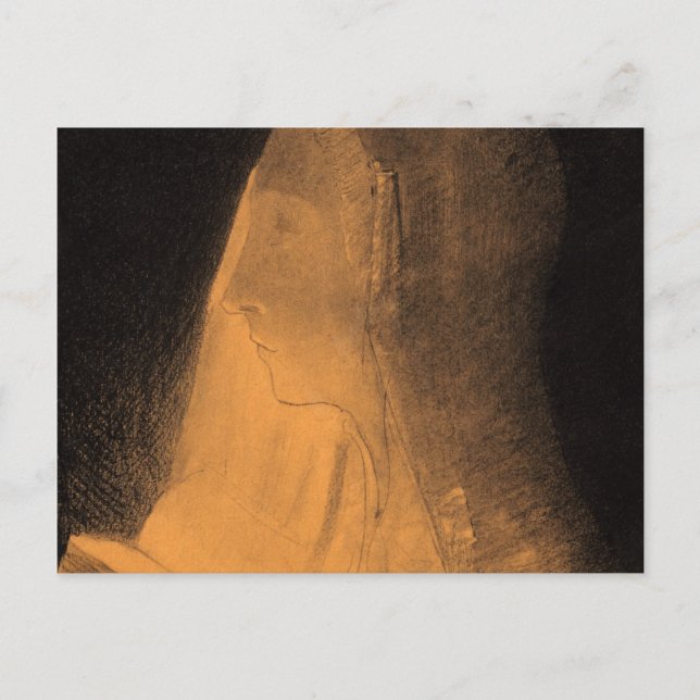 Das Buch des Lichts, 1893 von Odilon Redon Postkarte (Vorderseite)