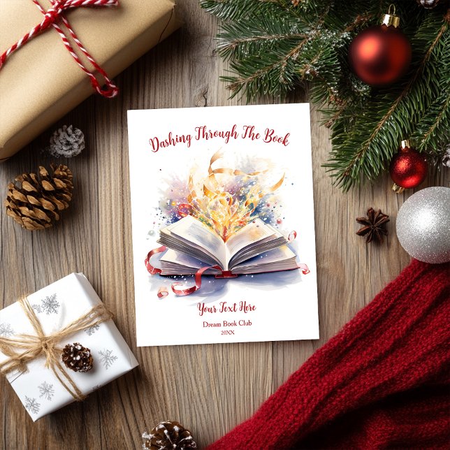 Das Buch durchblättern Feiertagskarte (Von Creator hochgeladen)