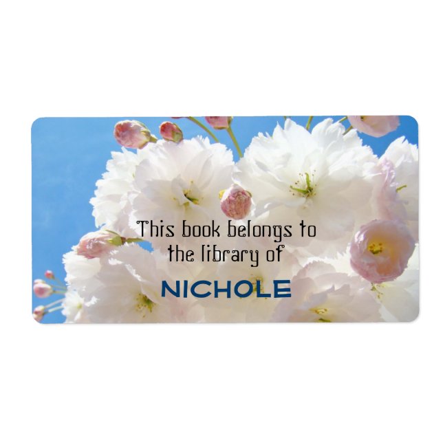 Das Buch gehört zur Bibliothek der Labels "Ihr Nam (Vorne)