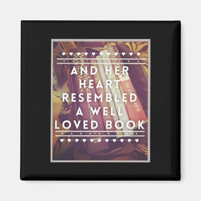 Das Buch Lover 2 Inch Magnet (Vorne)