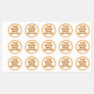 Das Buch war besser Etiketten