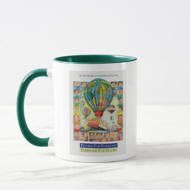 Das Buch-Wochen-Tasse 1994 Kinder Tasse (Links)