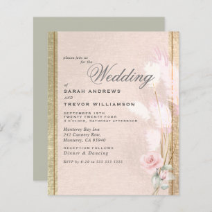 Das Budget aber der schöne Luxe Pink Pampas Grass