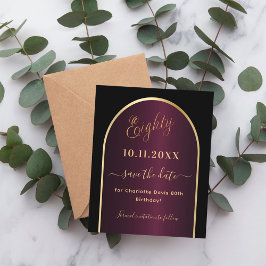 Das Budget für den 80. Geburtstag von Black Bordea Flyer