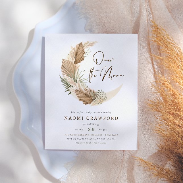 Das Budget für die Babydusche des Mondes Boho Palm (Von Creator hochgeladen)