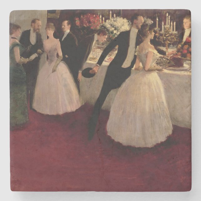 Das Buffet, 1884 Steinuntersetzer (Vorderseite)