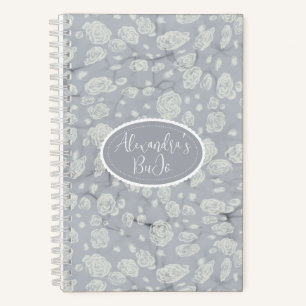 Das Bullet Journal von Soft Blue Floral Water Notizbuch