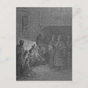 Das Bull's-Eye von 'London, eine Pilgerreise' Postkarte