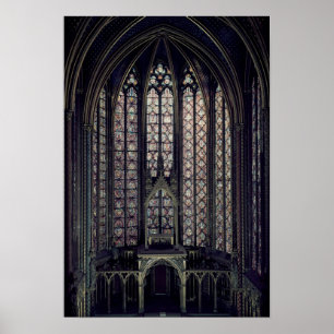 Das bunte Glasfenster Poster