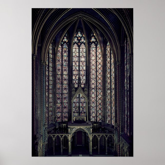 Das bunte Glasfenster Poster (Vorne)