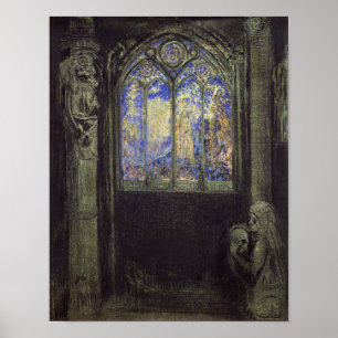 Das Buntglas Window, 1904 Poster
