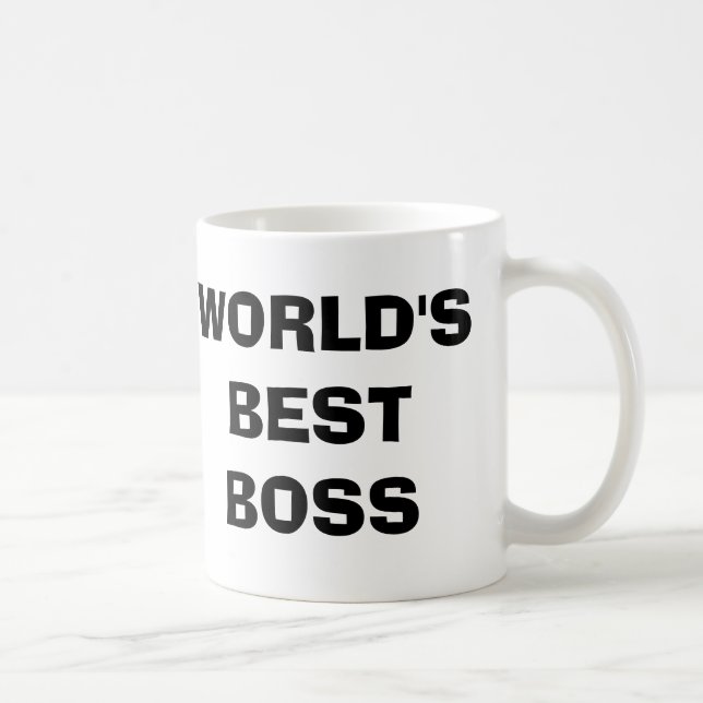 Das Büro, der Chef-Kaffee-Tasse der Welt beste Kaffeetasse (Rechts)