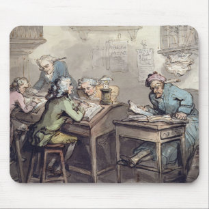 Das Büro eines Kaufmannes, 1789 (Stift u. Tinte Mousepad