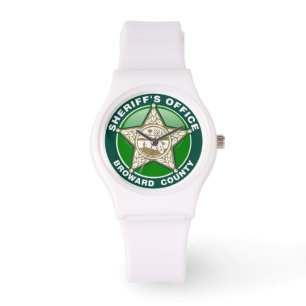 DAS BÜRO-ENTWURF BROWARD SHERIFFS ARMBANDUHR