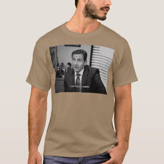 Das Büro Michael ist tot in B+W T-Shirt