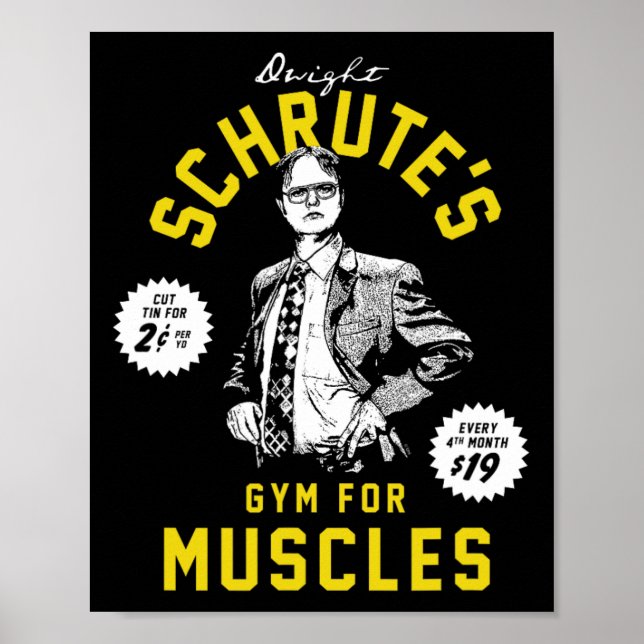 Das Büro Schrutes Gym Poster (Vorne)