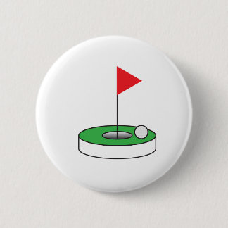 Das Button des Golfspielers
