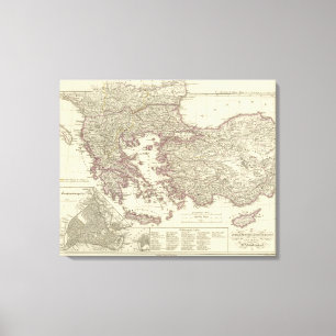 Das byzantinische Reich bis das Xite Leinwanddruck