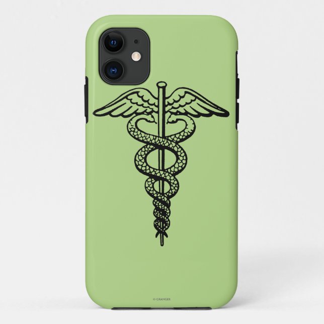 Das caduceus-Symbol Case-Mate iPhone Hülle (Rückseite)
