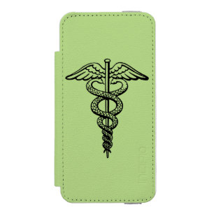 Das caduceus-Symbol Incipio Watson™ iPhone 5 Geldbörsen Hülle