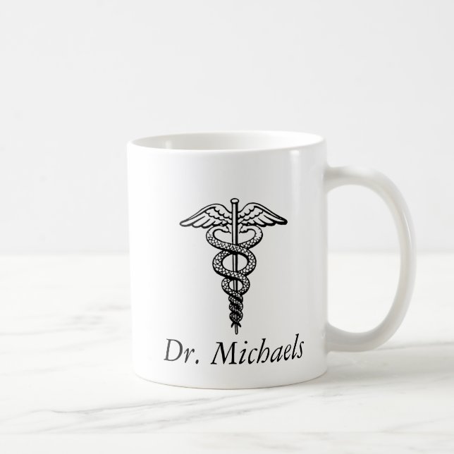 Das caduceus-Symbol Tasse (Rechts)
