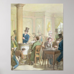 Das Café de Commerce, von 'Verzeichnisde Paris Poster