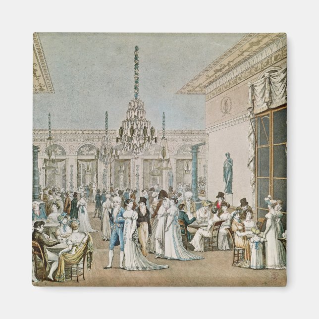 Das Café Frascati im Jahre 1807 Magnet (Vorne)