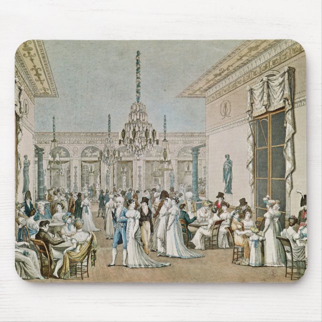 Das Café Frascati im Jahre 1807 Mousepad (Vorne)