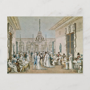 Das Café Frascati im Jahre 1807 Postkarte