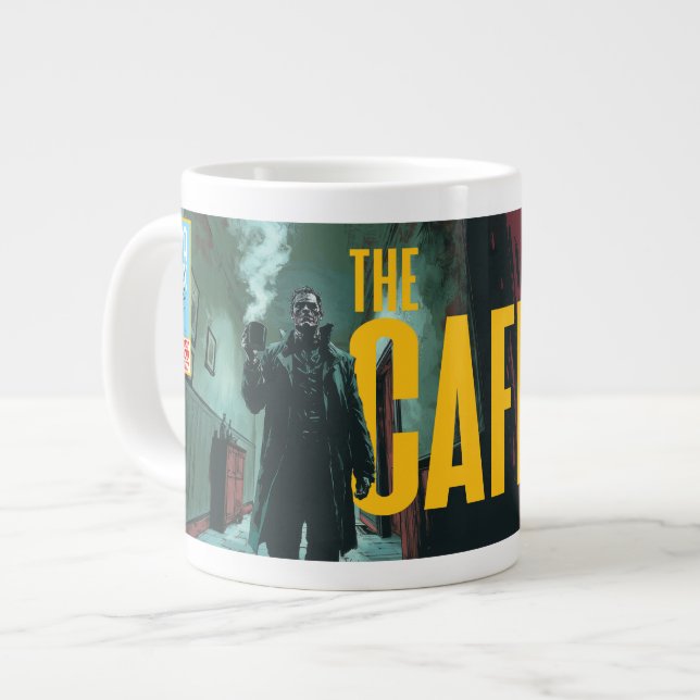 Das Café Jumbo-Tasse (Vorderseite Links)