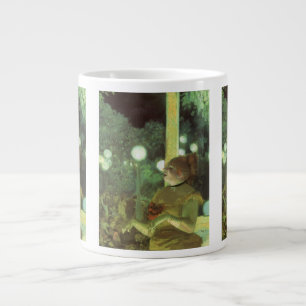 Das Café-Konzert von Edgar Degas, Vintage Kunst Jumbo-Tasse