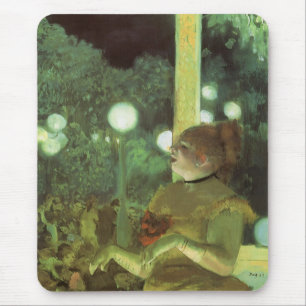 Das Café-Konzert von Edgar Degas, Vintage Kunst Mousepad