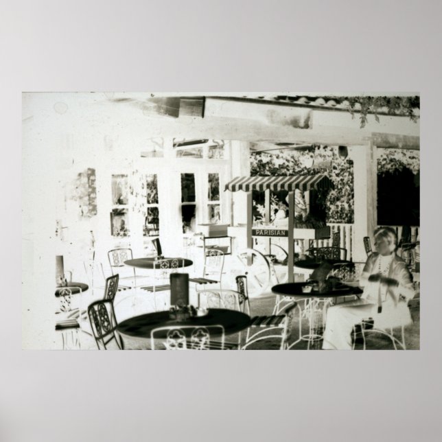 Das Café Poster (Vorne)