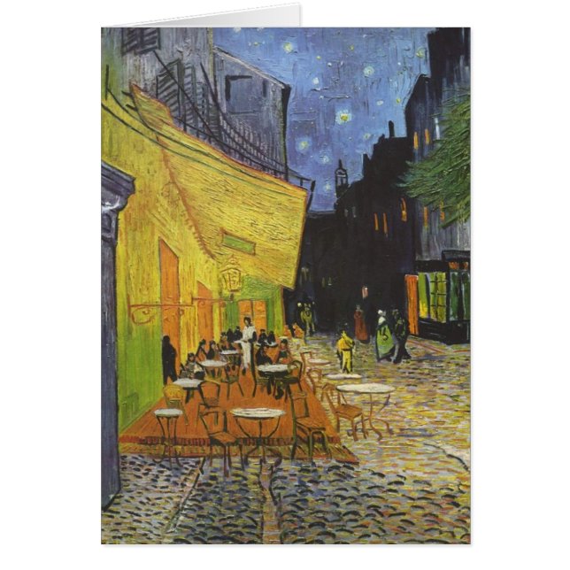 Das Café Terrasse am Abend von Van Gogh (Vorne)