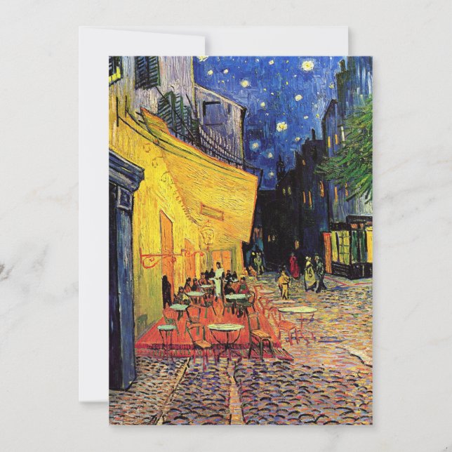 Das Café Terrasse in Arles, bei Night - van Gogh (Vorderseite)