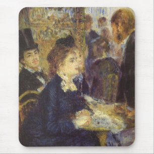 Das Café von Pierre Renoir, Vintage Impressionismu Mousepad