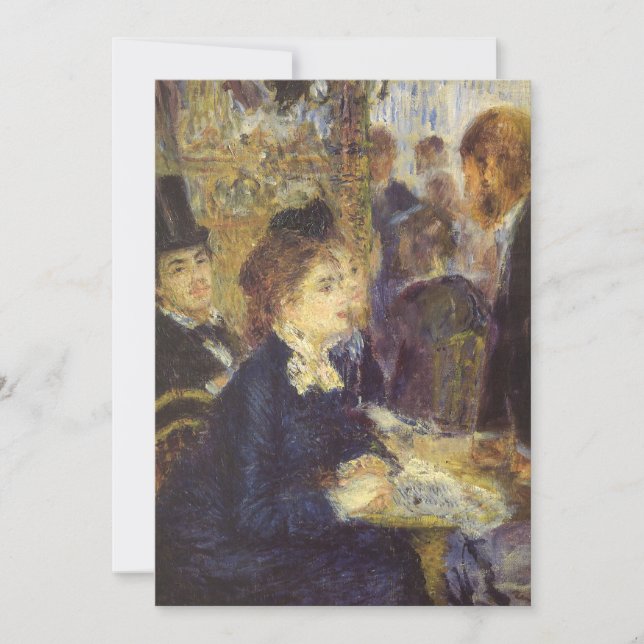 Das Café von Pierre Renoir, Vintager Impressionism (Vorderseite)