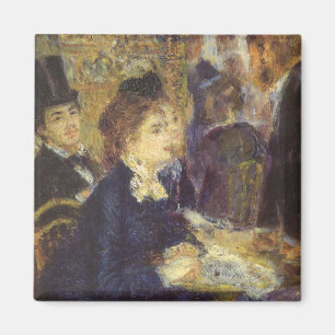 Das Café von Pierre Renoir, Vintager Impressionism Magnet