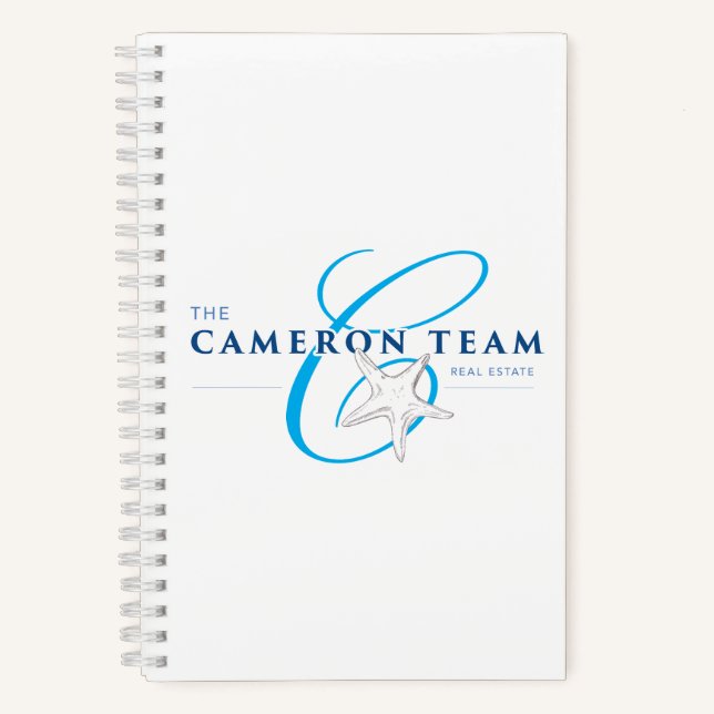 Das Cameron Team 5.5" x 8.5" SpiralNotebook Notizbuch (Vorderseite)
