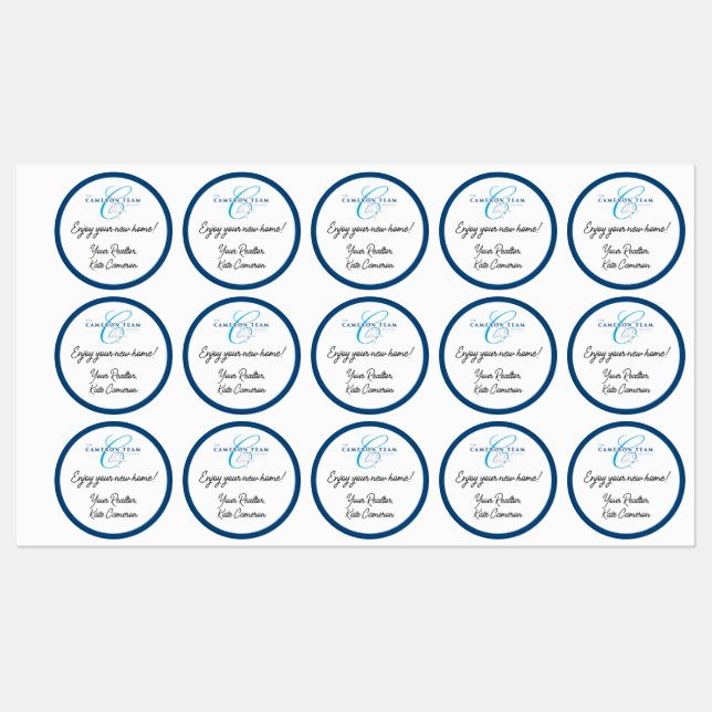 Das Cameron-Team ist wasserdicht, danke für die Au Etiketten (Blatt)