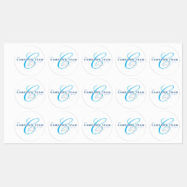 Das Cameron-Team-Logo Etiketten