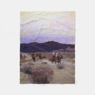 Das Camp von Newell Convers Wyeth Fleecedecke