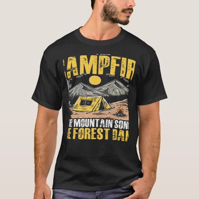 Das Campanile Forest Camp Wandercamper T-Shirt (Vorderseite)