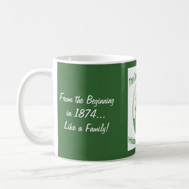 Das Camperdwon mahlt historische Kaffeetasse (Links)