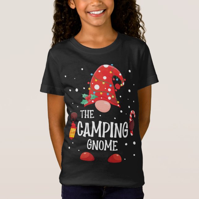 Das Camping Gnome passt zum Weihnachtsgenom der Fa T-Shirt (Vorderseite)