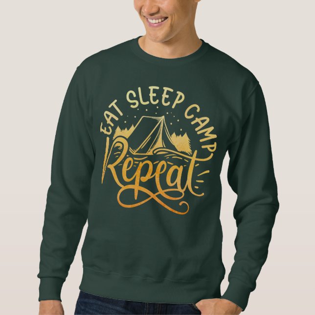 Das Camping liebt Sweatshirt (Vorderseite)