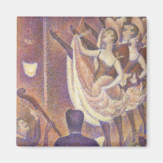 Das Can Can Dance, Le Chahut von Georges Seurat Magnet (Vorne)