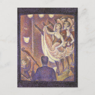 Das Can Can Dance, Le Chahut von Georges Seurat Postkarte